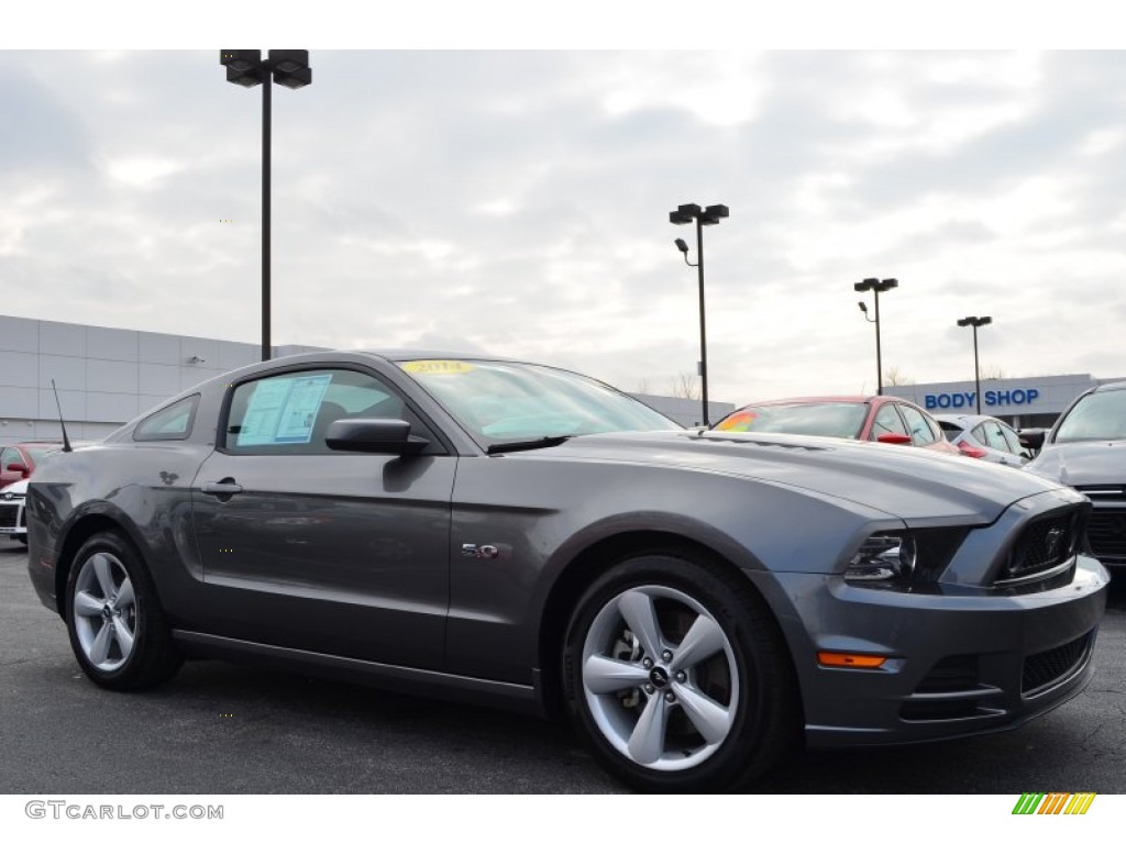 2014 Mustang GT Coupe - Sterling Gray / Charcoal Black photo #1