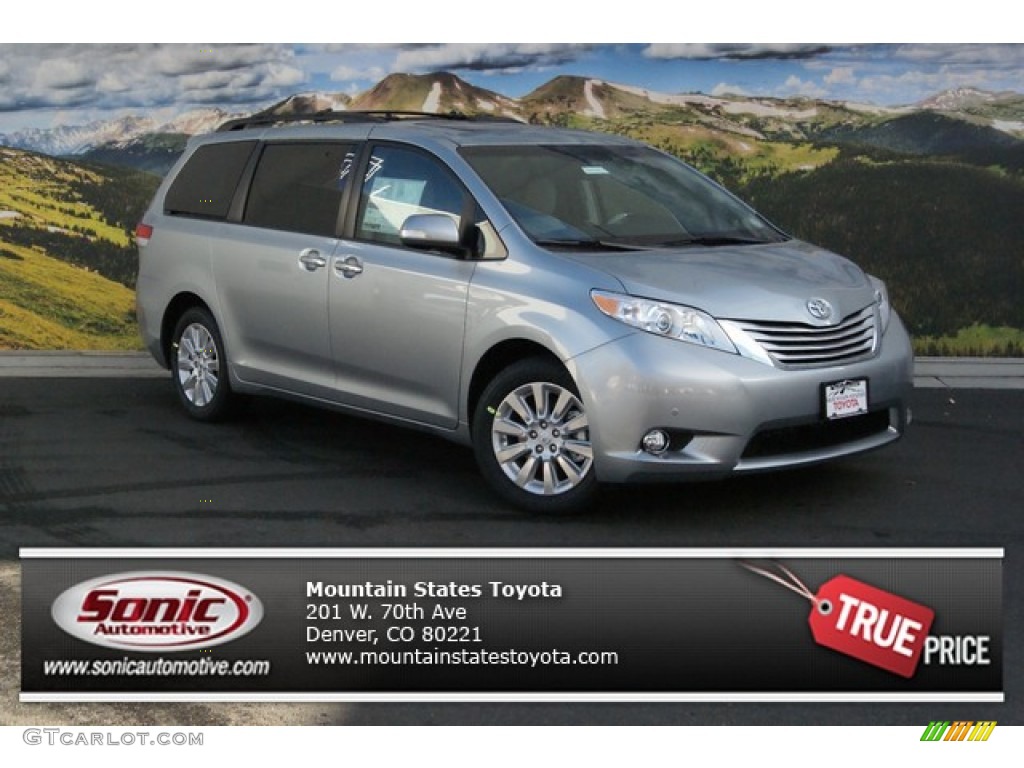 2014 Sienna Limited AWD - Silver Sky Metallic / Light Gray photo #1