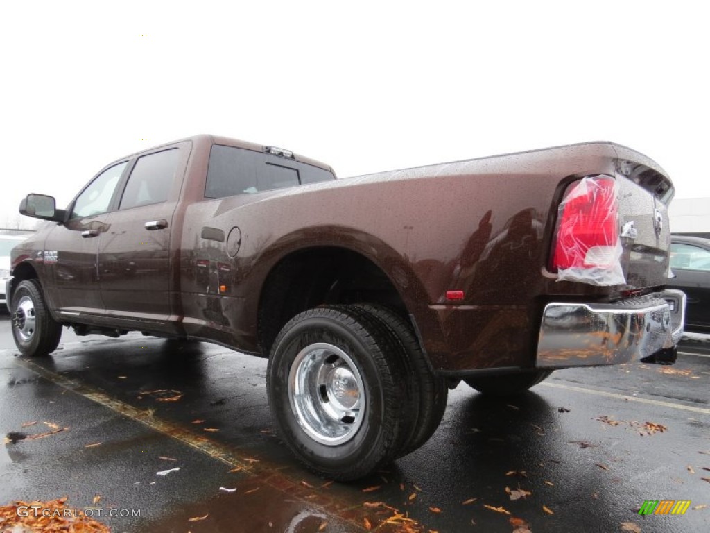 Western Brown 2014 Ram 3500 Big Horn Crew Cab Dually Exterior Photo #88485617
