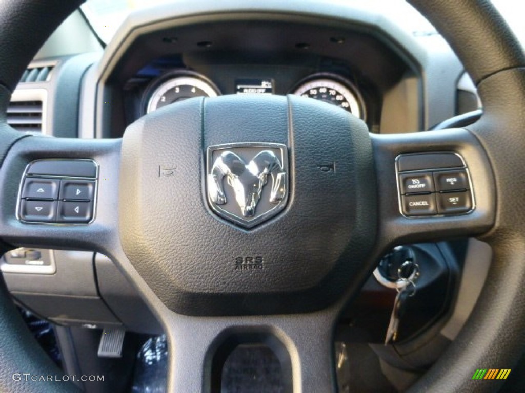 2014 1500 Tradesman Quad Cab 4x4 - True Blue Pearl Coat / Black/Diesel Gray photo #18