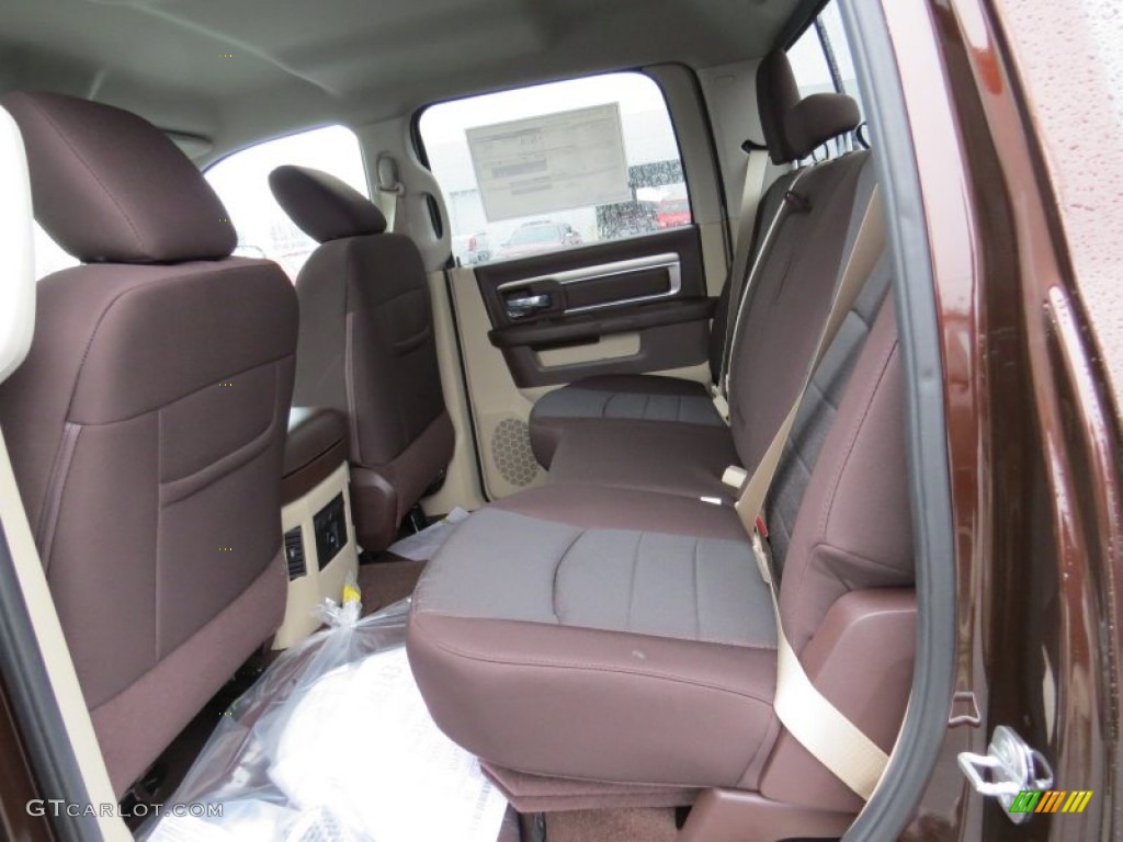 2014 Ram 3500 Big Horn Crew Cab Dually Rear Seat Photo #88485760