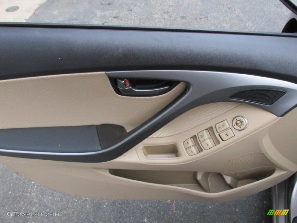 2013 Elantra GLS - Desert Bronze / Beige photo #8