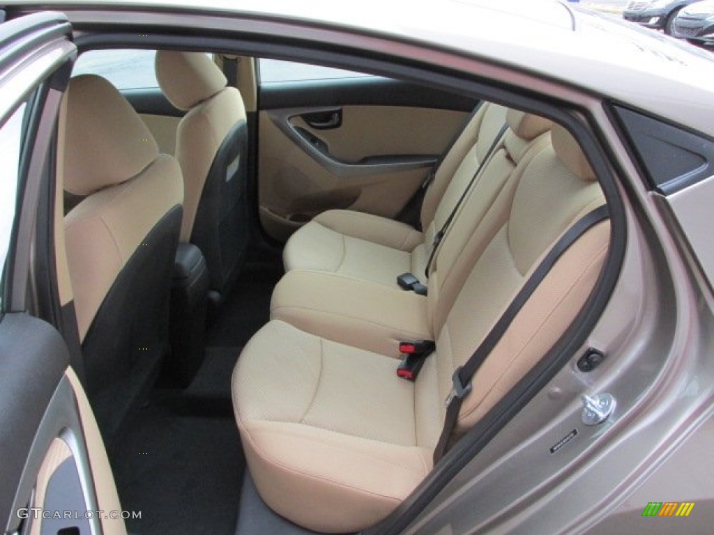 2013 Elantra GLS - Desert Bronze / Beige photo #10