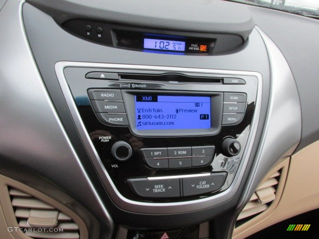 2013 Elantra GLS - Desert Bronze / Beige photo #13