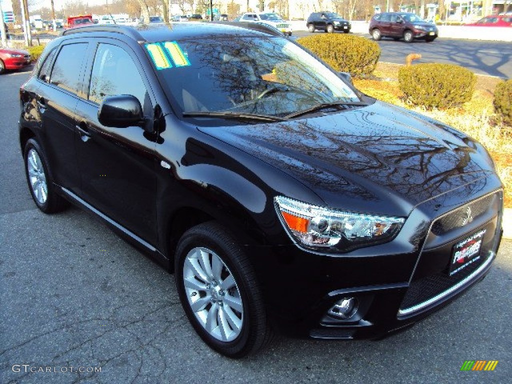 2011 Outlander Sport SE 4WD - Labrador Black Pearl / Black photo #1