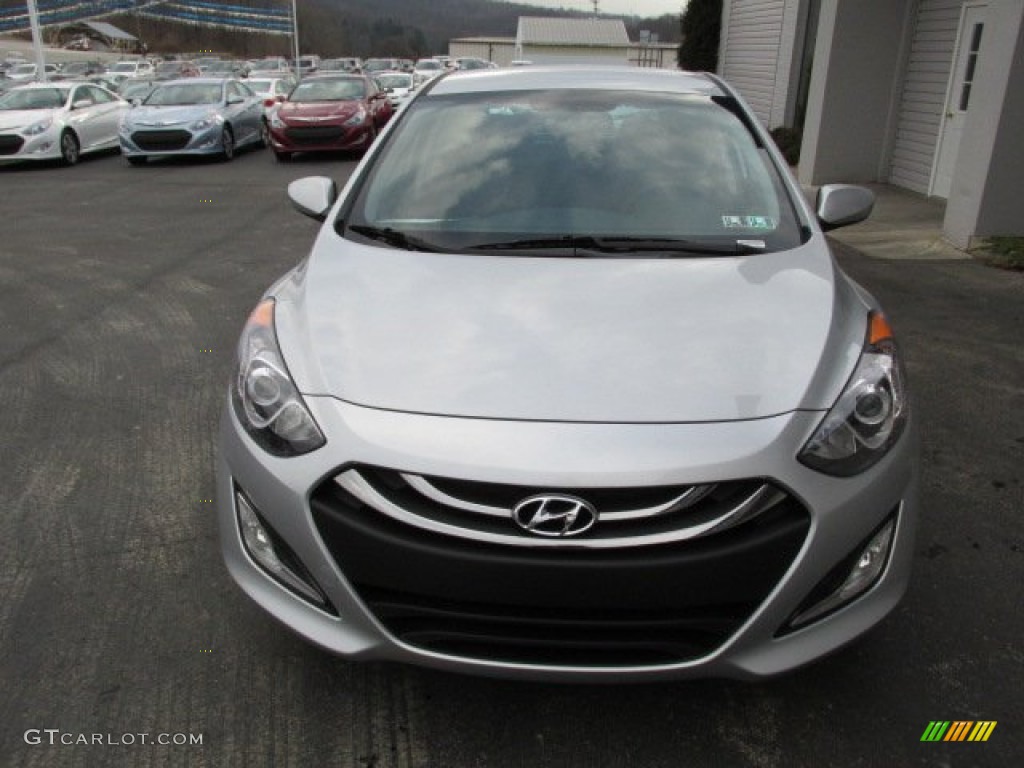 2013 Elantra GT - Silver / Black photo #4