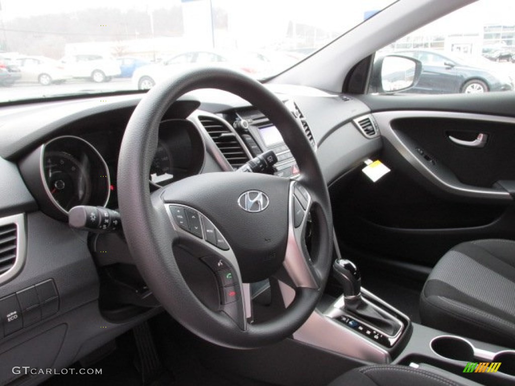 2013 Elantra GT - Silver / Black photo #7