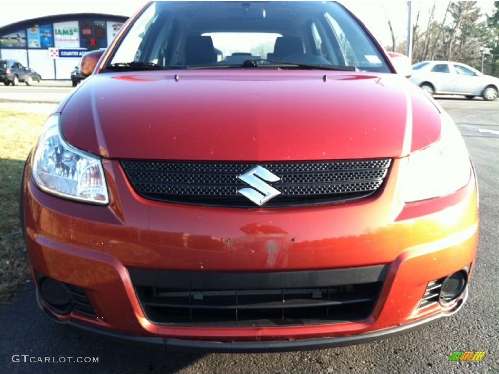 2009 SX4 Crossover AWD - Sunlight Copper Metallic / Black photo #2