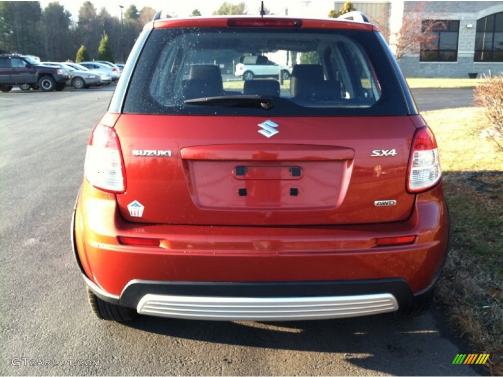2009 SX4 Crossover AWD - Sunlight Copper Metallic / Black photo #5