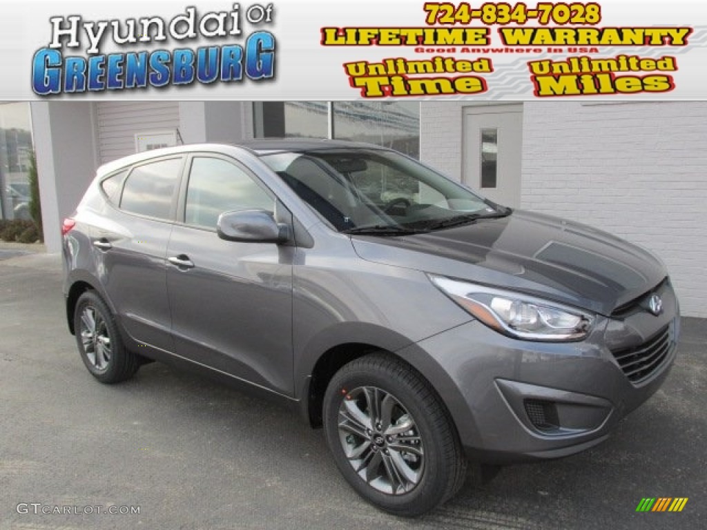 2014 Tucson GLS - Shadow Gray / Black photo #1