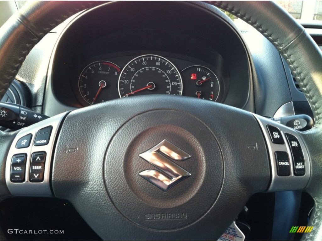 2009 SX4 Crossover AWD - Sunlight Copper Metallic / Black photo #13