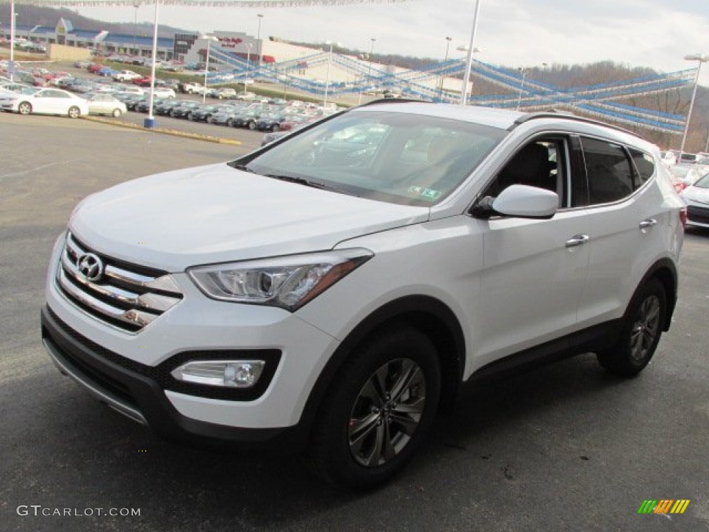 Frost White Pearl 2014 Hyundai Santa Fe Sport AWD Exterior Photo #88490115