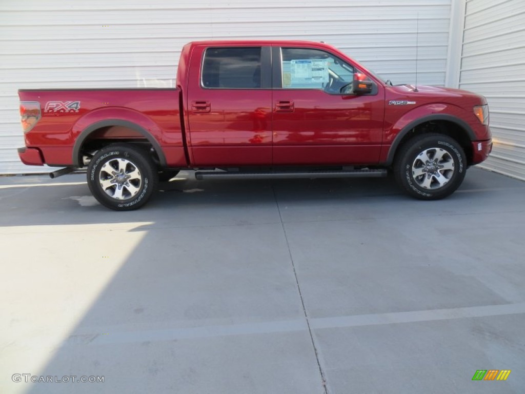 Ruby Red 2014 Ford F150 FX4 SuperCrew 4x4 Exterior Photo #88490187