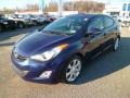 2011 Indigo Blue Pearl Hyundai Elantra Limited  photo #3