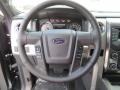 Black 2014 Ford F150 FX4 SuperCrew 4x4 Steering Wheel