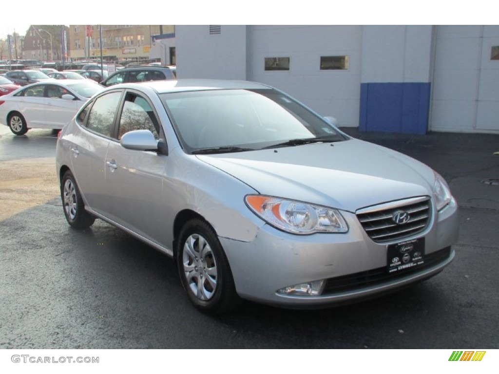 2009 Elantra GLS Sedan - Quicksilver / Gray photo #1