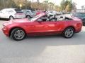 2012 Red Candy Metallic Ford Mustang V6 Convertible  photo #2