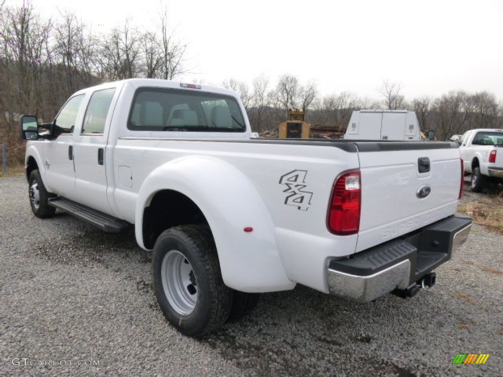 2014 F350 Super Duty XL Crew Cab 4x4 Dually - Oxford White / Steel photo #6