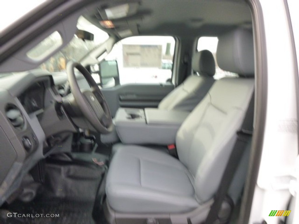 2014 F350 Super Duty XL Crew Cab 4x4 Dually - Oxford White / Steel photo #10