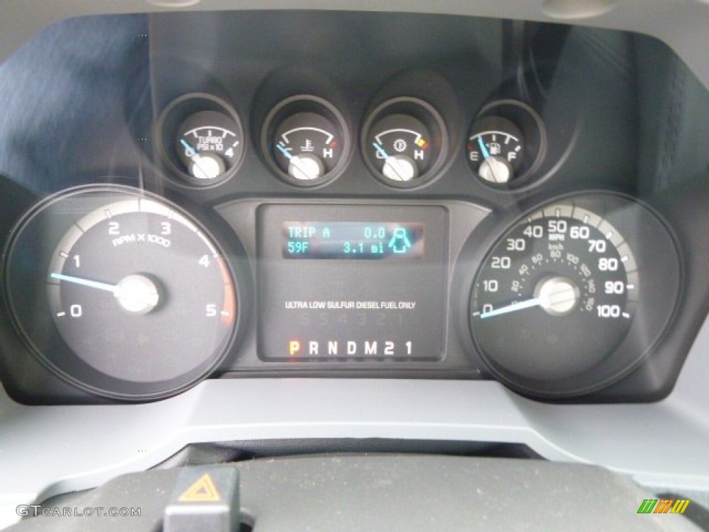 2014 F350 Super Duty XL Crew Cab 4x4 Dually - Oxford White / Steel photo #19