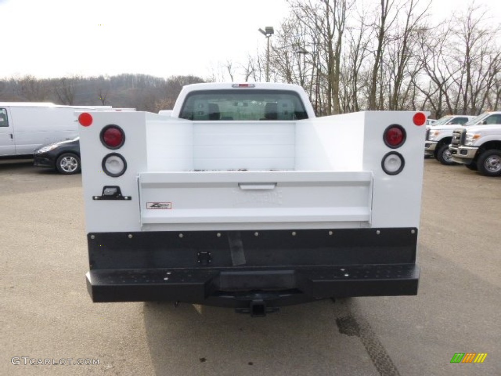 2014 F350 Super Duty XL SuperCab 4x4 Utility Truck - Oxford White / Steel photo #7