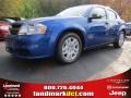 Blue Streak Pearl 2014 Dodge Avenger SE