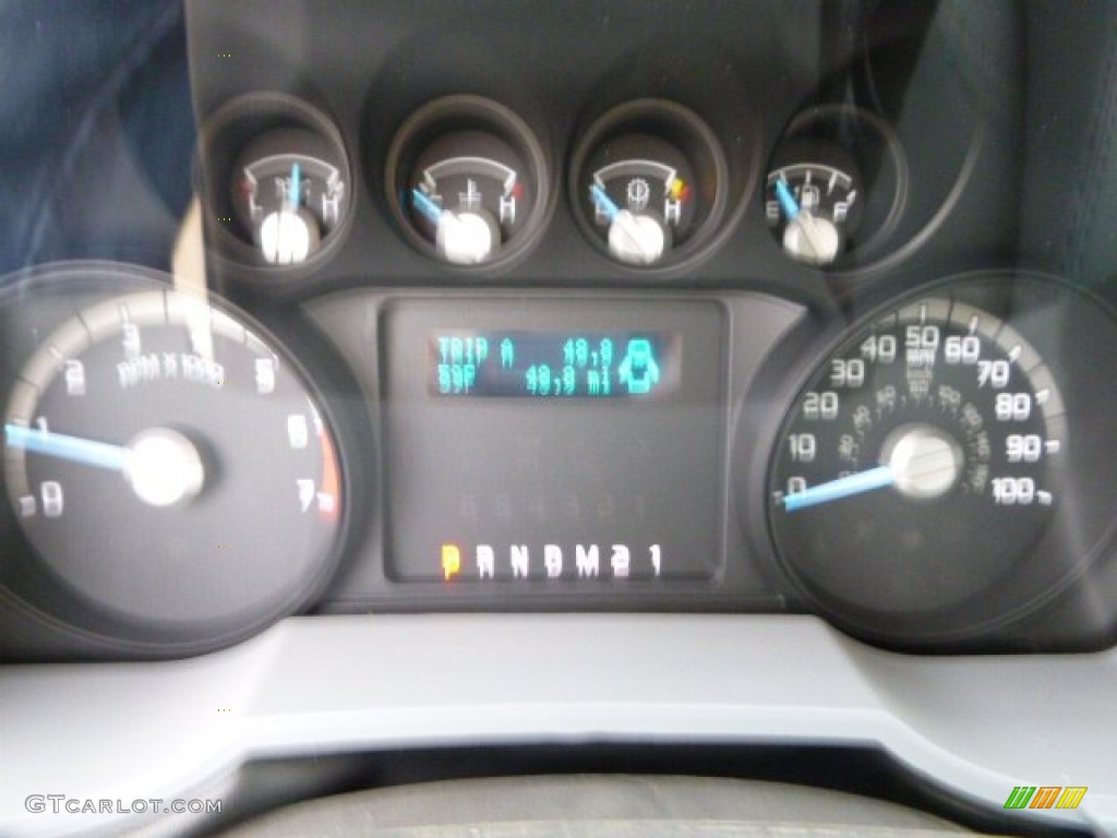 2014 F350 Super Duty XL SuperCab 4x4 Utility Truck - Oxford White / Steel photo #19