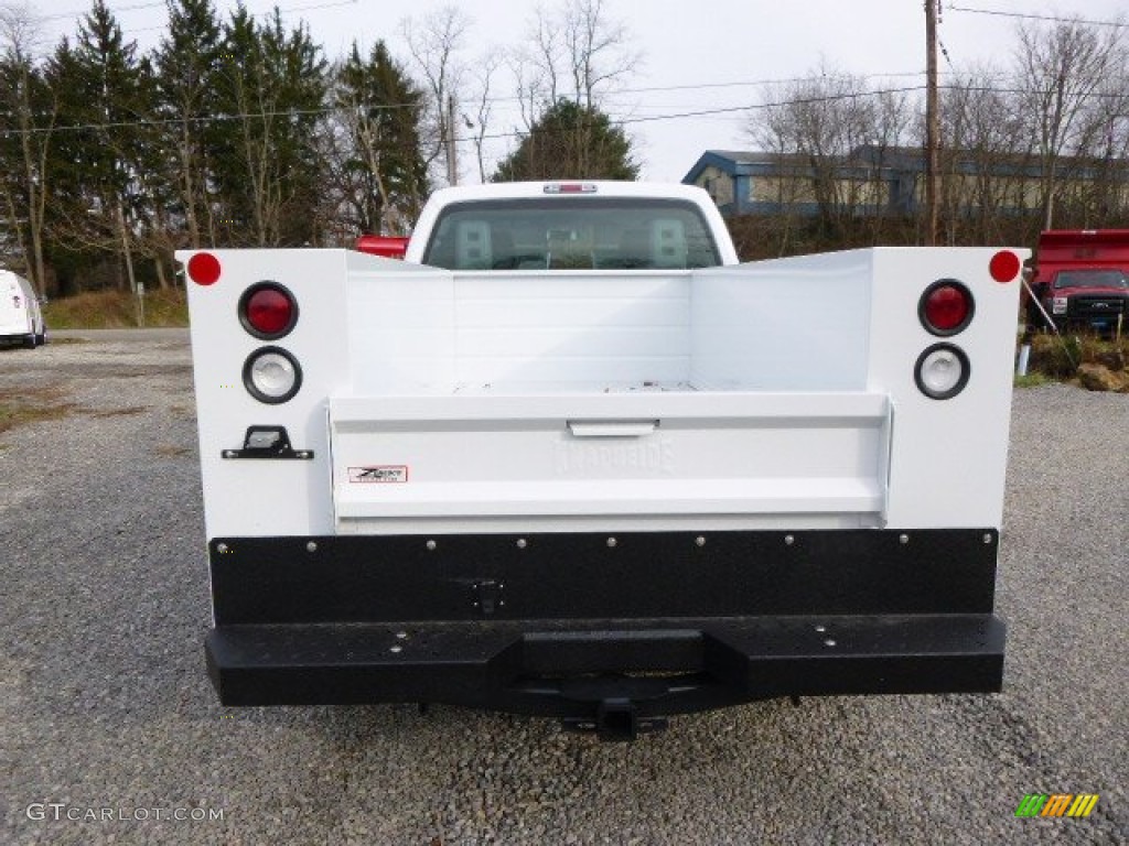 2014 F350 Super Duty XL SuperCab 4x4 Utility Truck - Oxford White / Steel photo #7