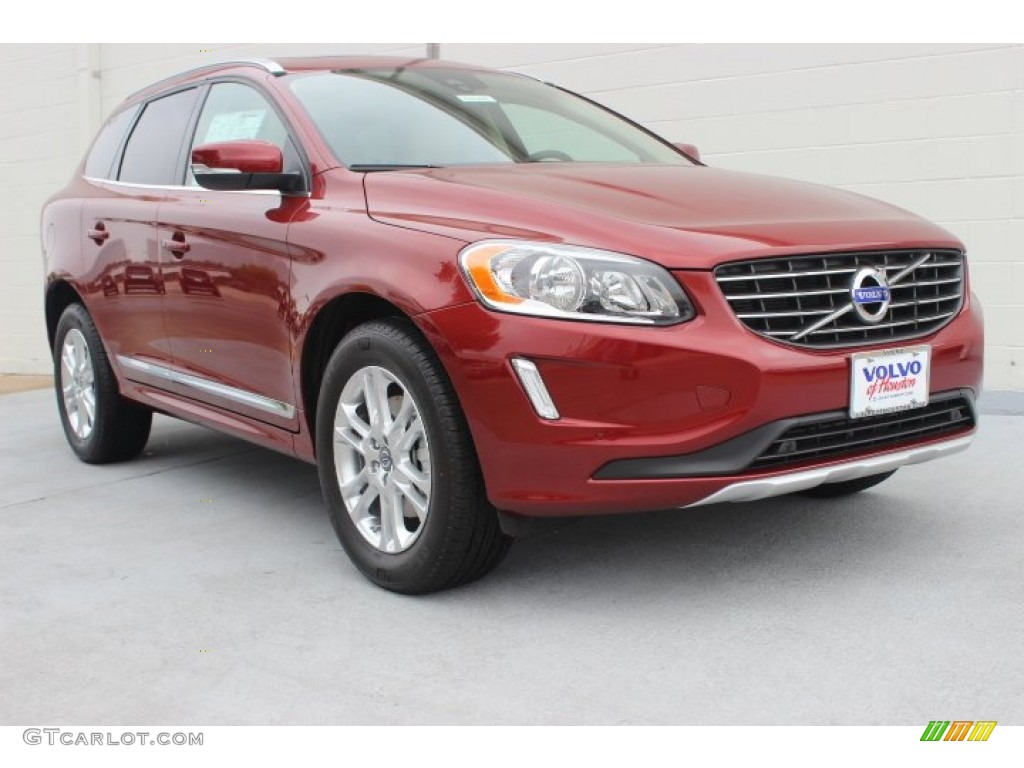 2014 XC60 3.2 - Flamenco Red Metallic / Sandstone Beige photo #1