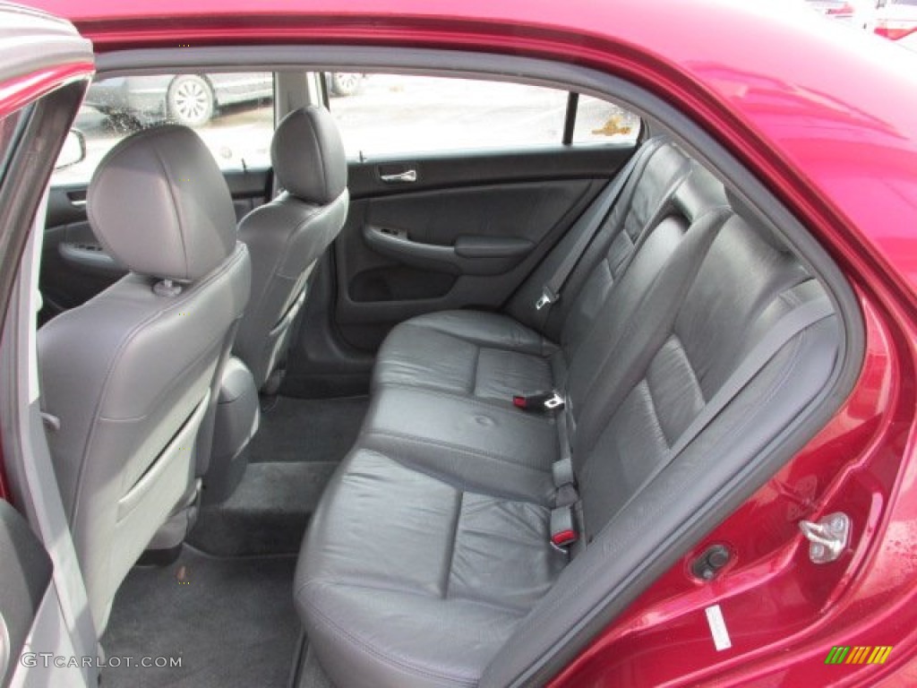 2006 Accord EX-L V6 Sedan - Redondo Red Pearl / Gray photo #18