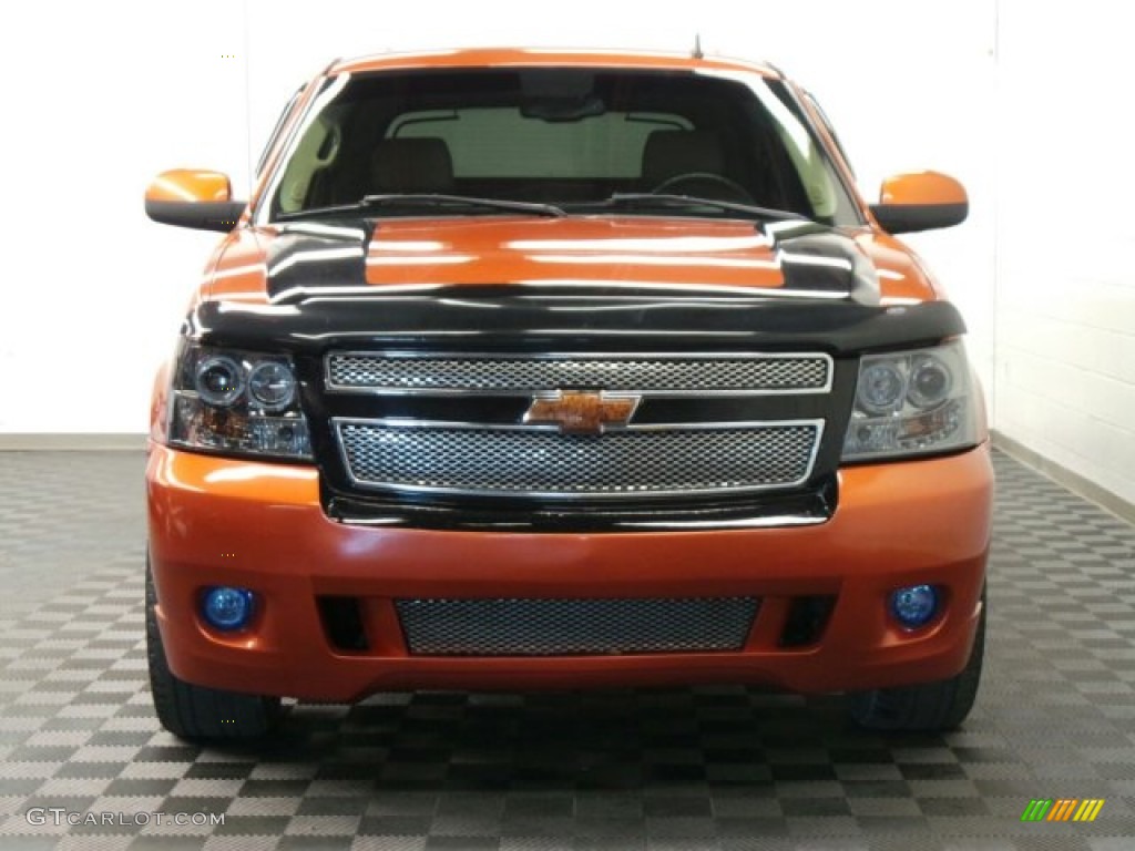 2007 Avalanche LT 4WD - Sunburst Orange Metallic / Ebony/Light Cashmere photo #2