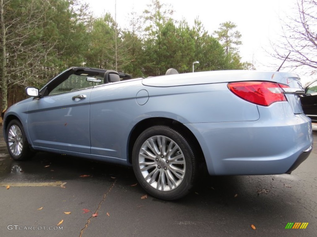 2014 200 Limited Convertible - Crystal Blue Pearl / Black/Pearl photo #2