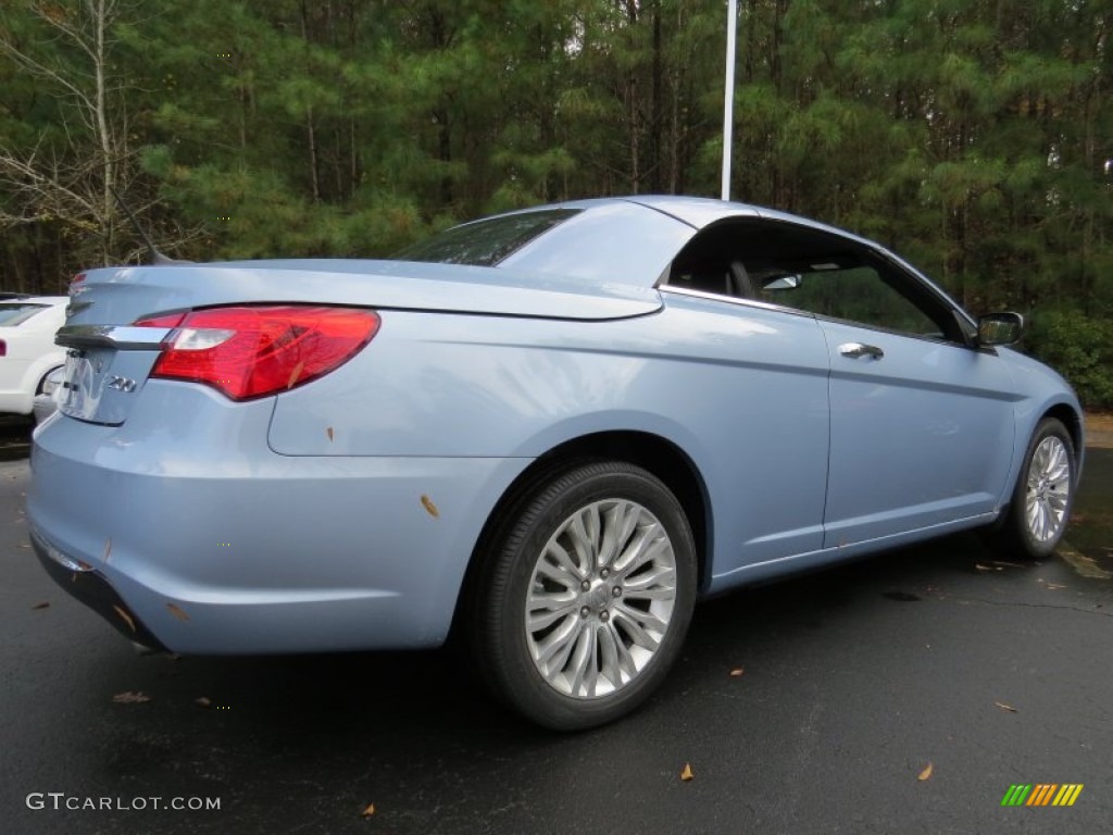 2014 200 Limited Convertible - Crystal Blue Pearl / Black/Pearl photo #3