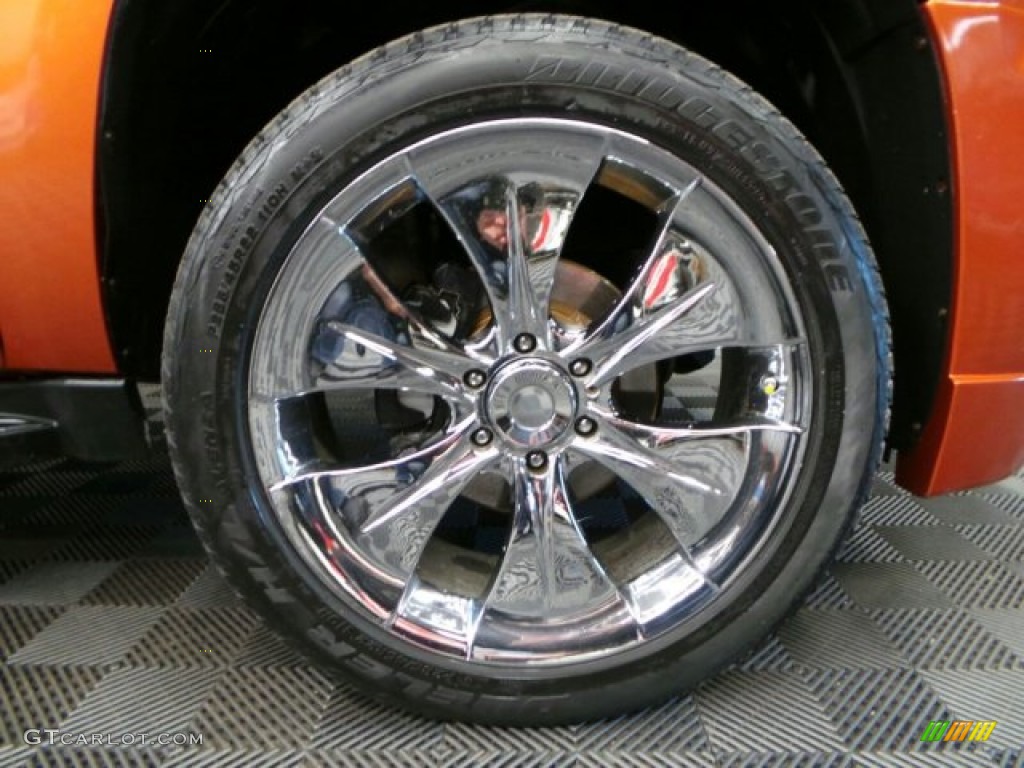 2007 Avalanche LT 4WD - Sunburst Orange Metallic / Ebony/Light Cashmere photo #28