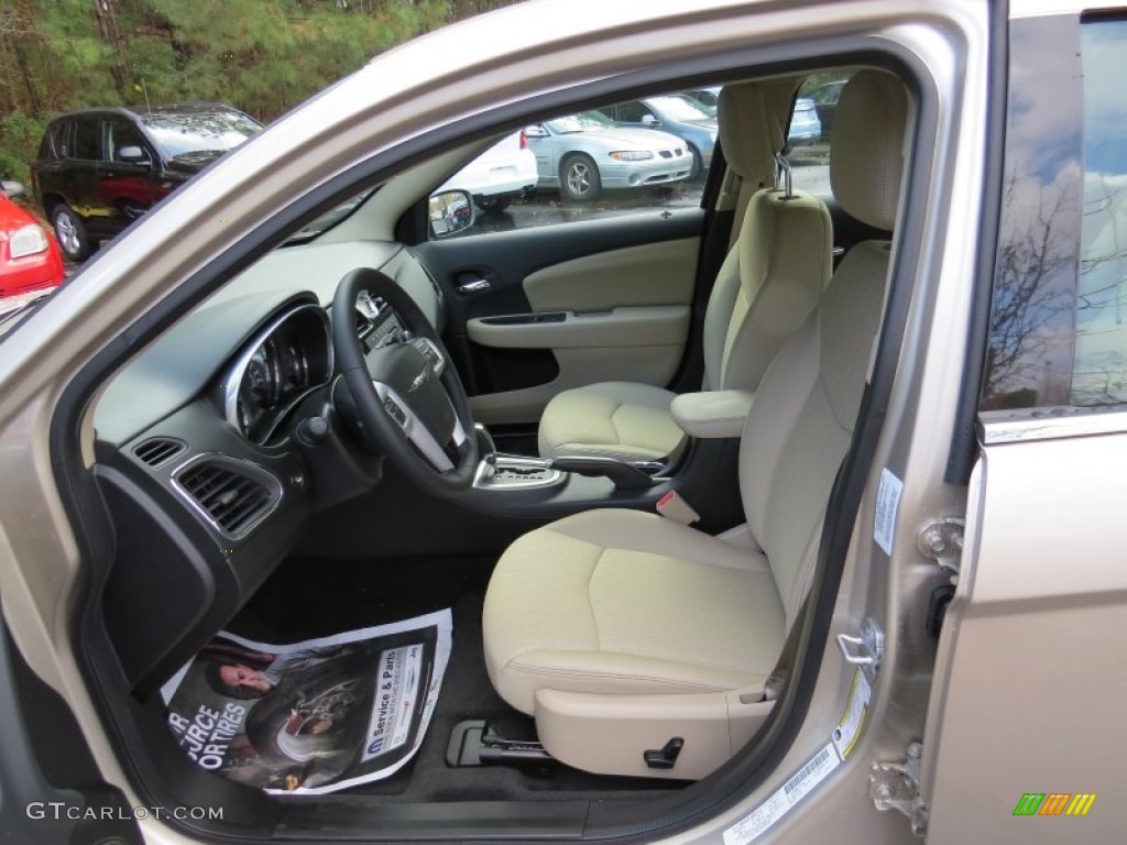 2014 200 Touring Sedan - Cashmere Pearl / Black/Light Frost Beige photo #6