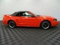 2004 Competition Orange Ford Mustang V6 Convertible  photo #3