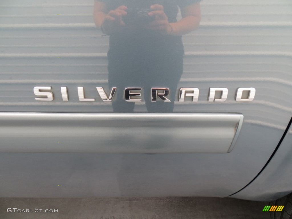 2009 Silverado 1500 LS Extended Cab 4x4 - Blue Granite Metallic / Dark Titanium photo #16