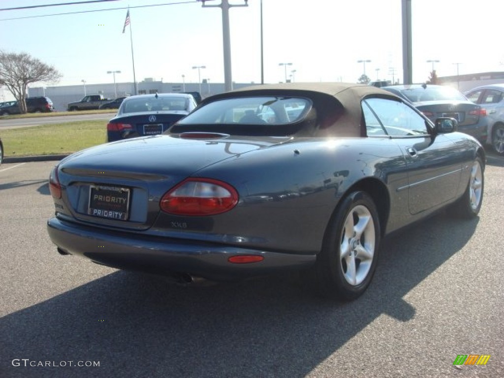 2000 XK XK8 Convertible - Titanium Pearl / Oatmeal photo #7