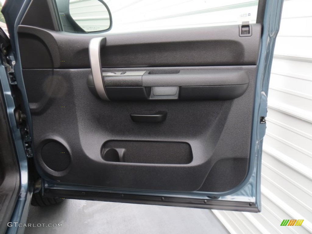 2009 Silverado 1500 LS Extended Cab 4x4 - Blue Granite Metallic / Dark Titanium photo #24