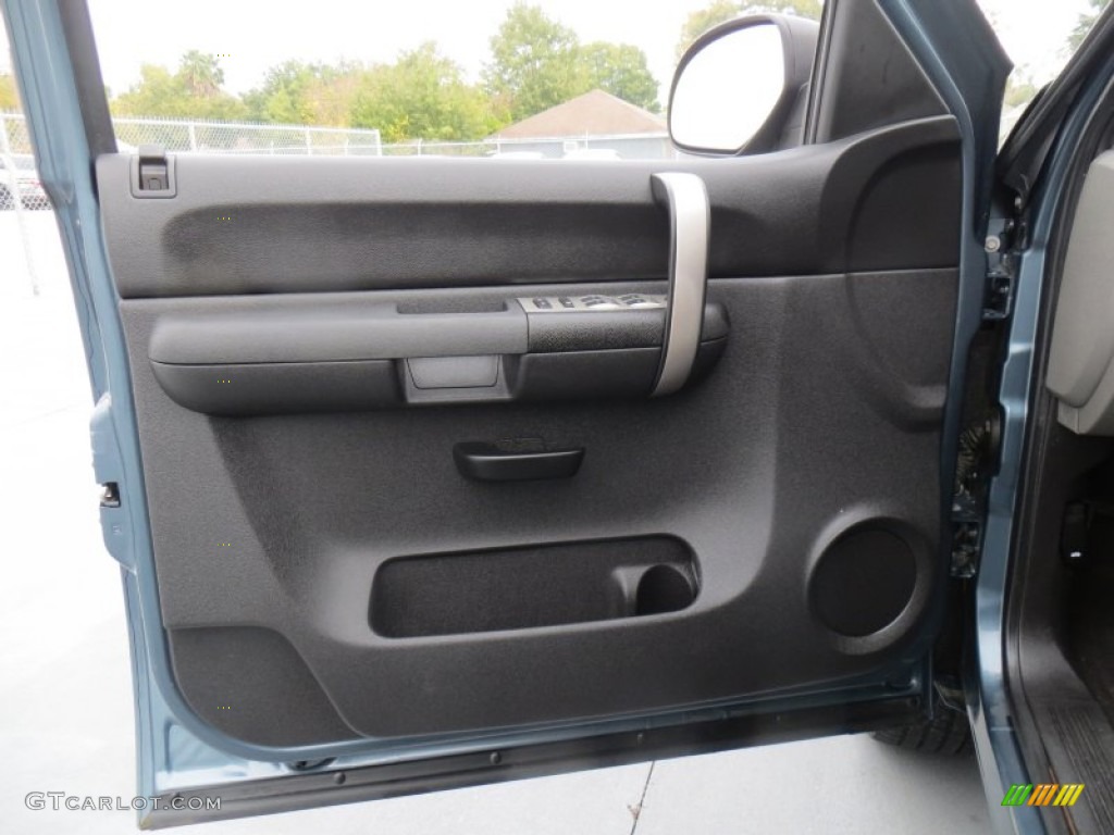 2009 Silverado 1500 LS Extended Cab 4x4 - Blue Granite Metallic / Dark Titanium photo #33