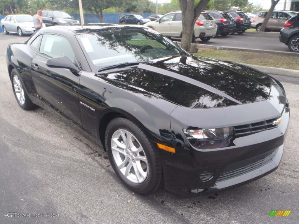 Black 2014 Chevrolet Camaro LS Coupe Exterior Photo #88499271