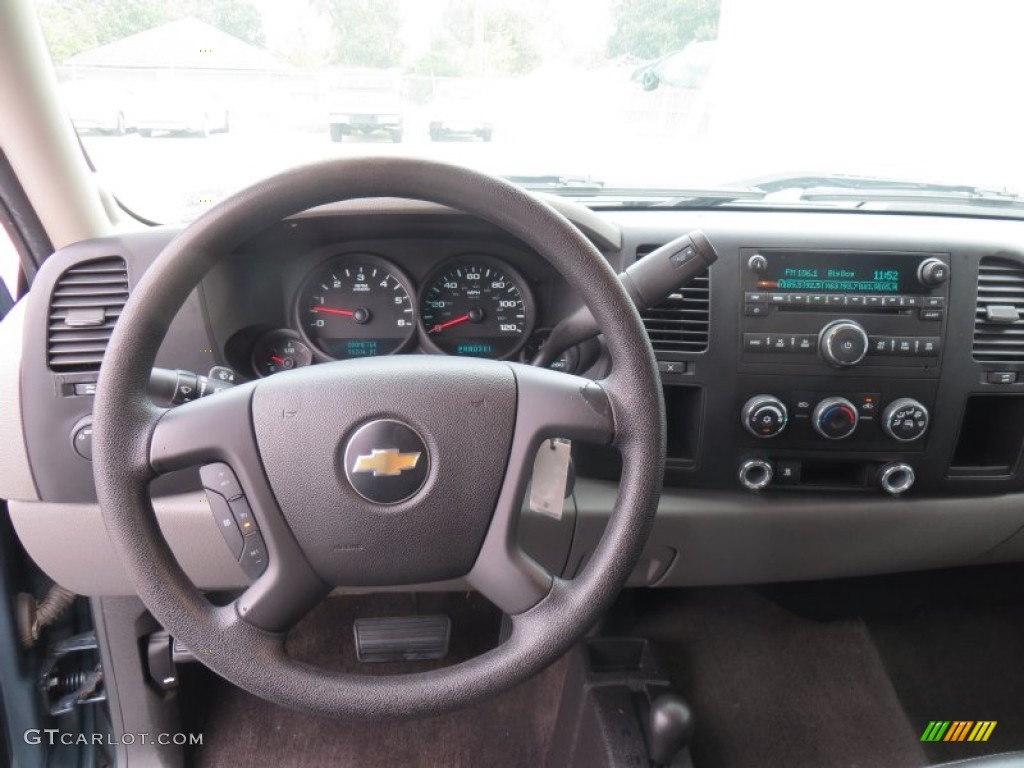 2009 Silverado 1500 LS Extended Cab 4x4 - Blue Granite Metallic / Dark Titanium photo #38