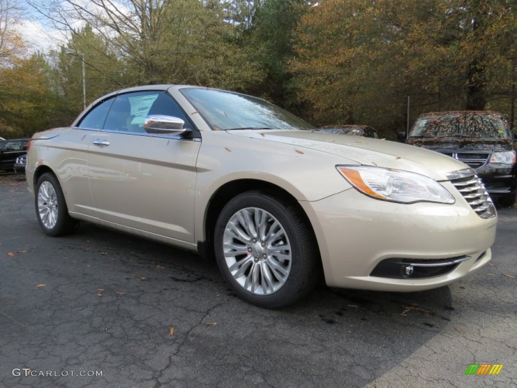 Cashmere Pearl 2014 Chrysler 200 Limited Convertible Exterior Photo #88499511