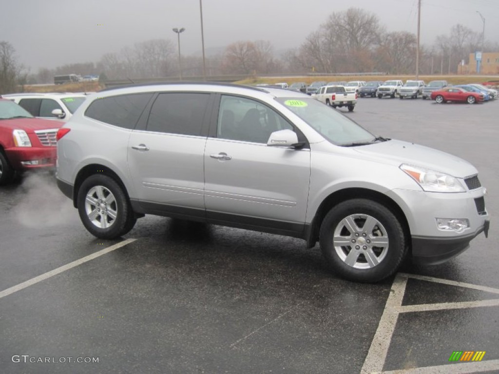 Silver Ice Metallic 2012 Chevrolet Traverse LT AWD Exterior Photo #88499724