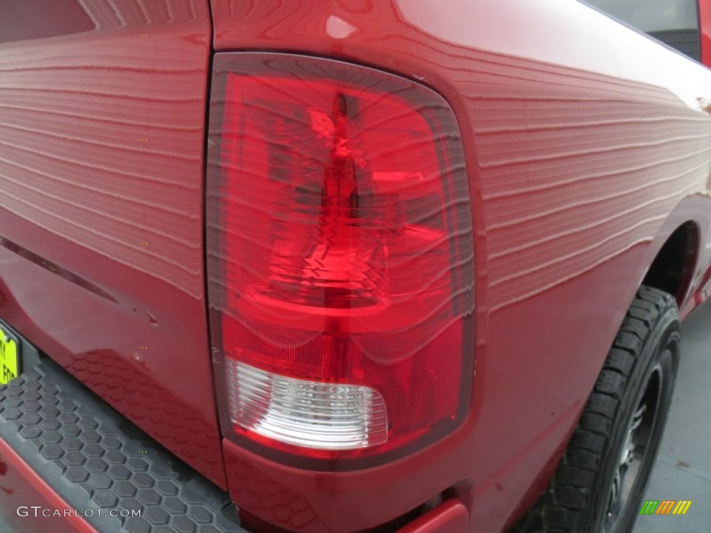 2009 Ram 1500 SLT Quad Cab - Inferno Red Crystal Pearl / Dark Slate/Medium Graystone photo #18