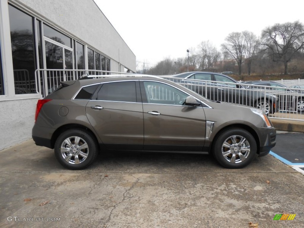 Terra Mocha Metallic 2014 Cadillac SRX Luxury AWD Exterior Photo #88500516