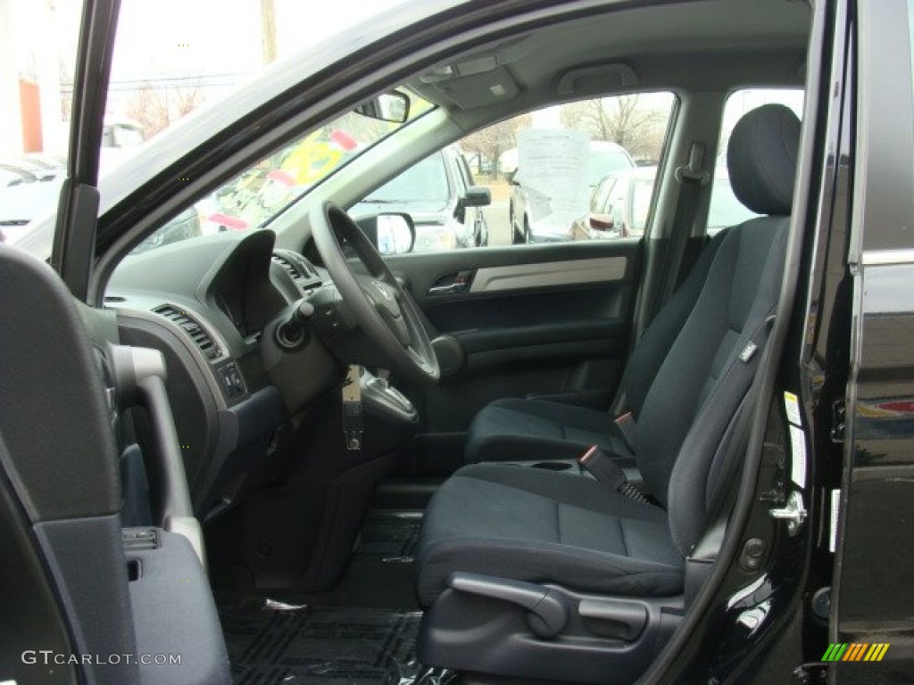 2011 CR-V LX 4WD - Crystal Black Pearl / Black photo #8