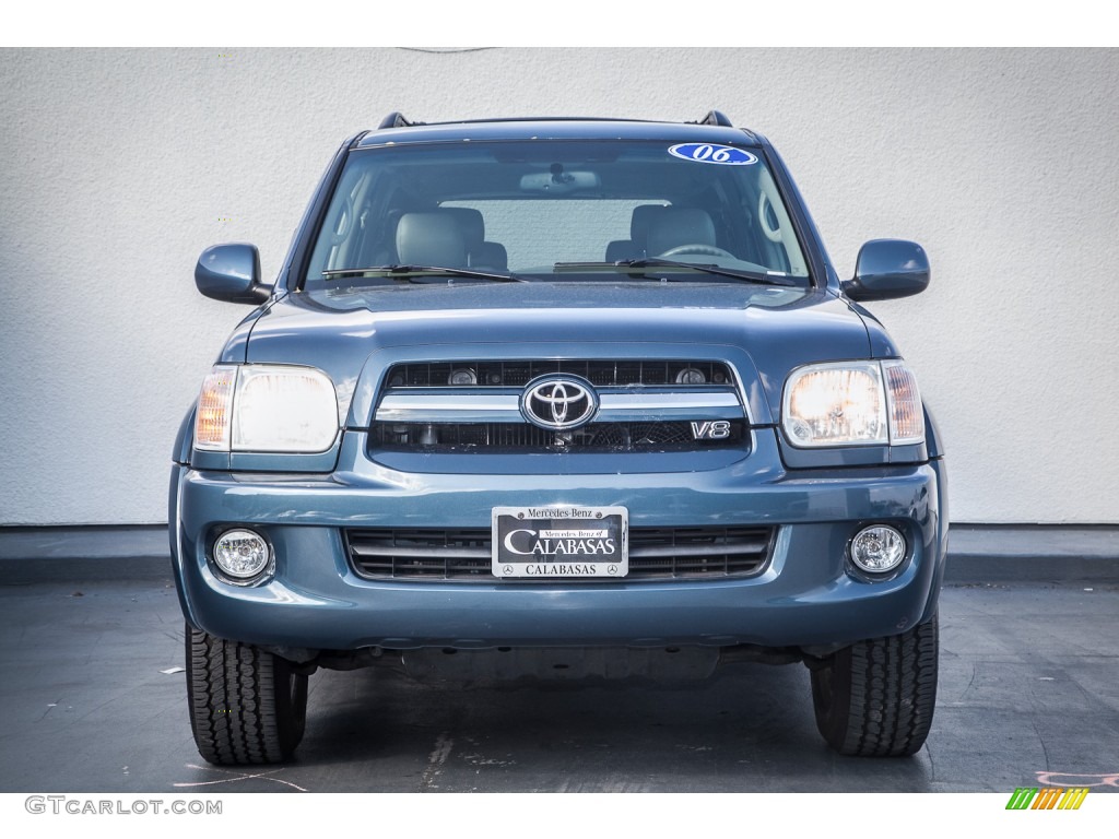 2006 Sequoia Limited - Bluesteel Mica / Taupe photo #2