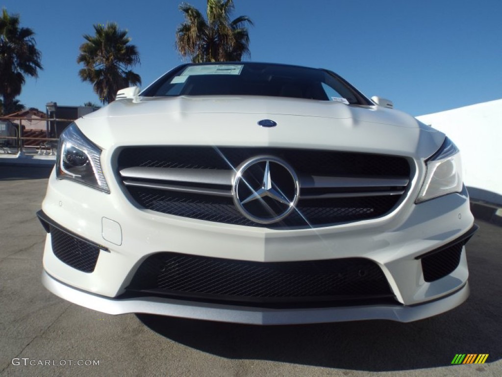2014 CLA 45 AMG - Cirrus White / AMG Black/Red Cut photo #2