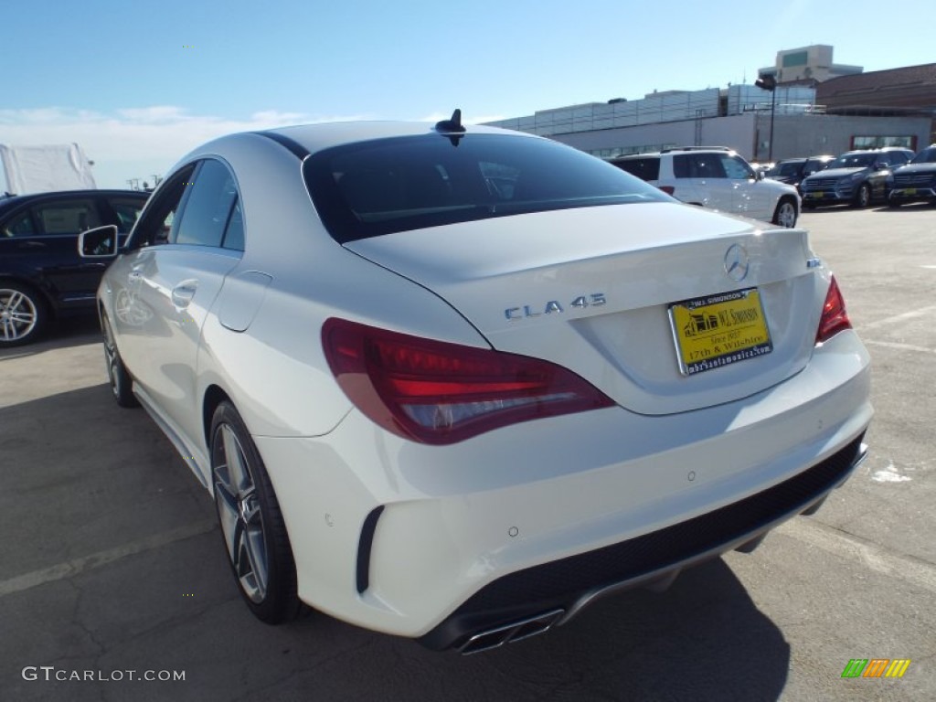 2014 CLA 45 AMG - Cirrus White / AMG Black/Red Cut photo #6